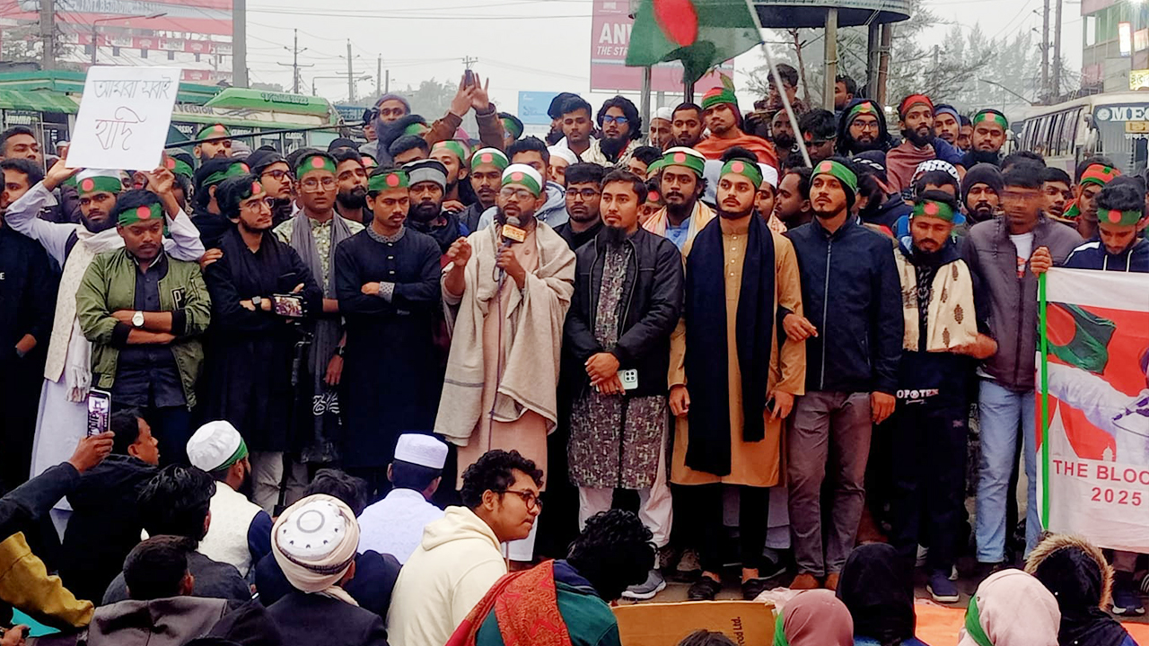 বিচার শেষ না হওয়া পর্যন্ত আন্দোলন চলবে: ওসমান হাদির বোন জামাতা